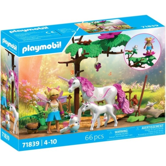Playmobil Magiczna stajnia jednorożców dla mamy i źrebaka -