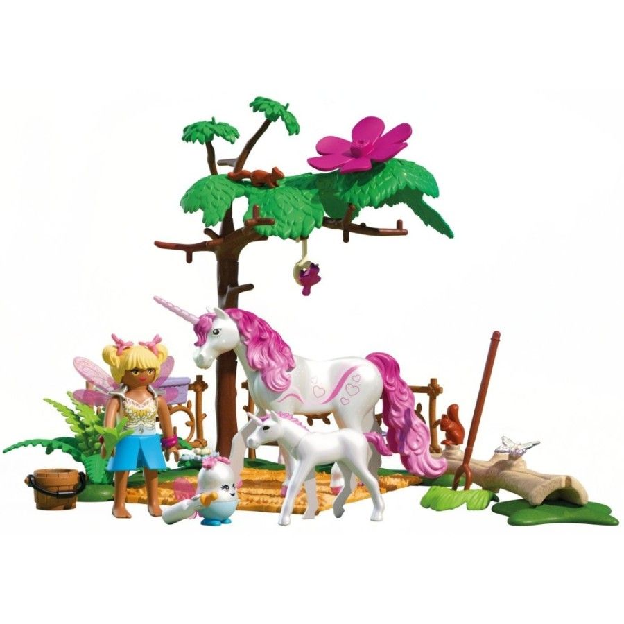 Playmobil Magiczna stajnia jednorożców dla mamy i źrebaka