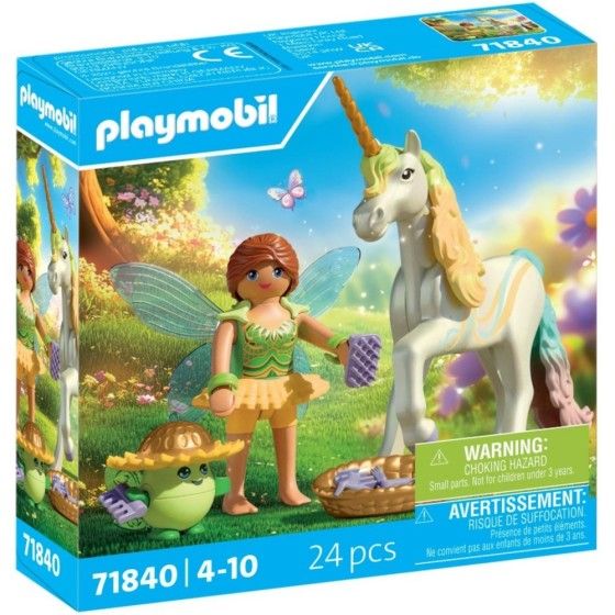 Playmobil Jednorożec do kolekcjonowania Rainbow Flower z wróżką