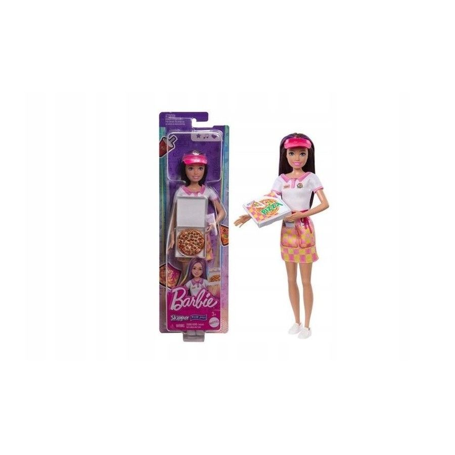 Barbie Lalka Skipper Pierwsza Praca Dostawczyni Pizzy