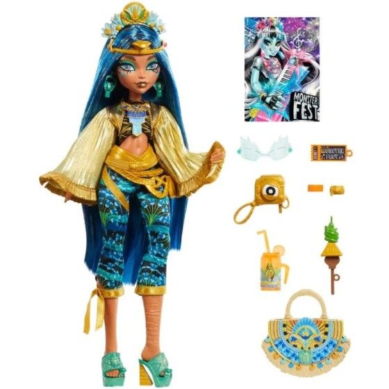 Monster High, Monster Fest, lalka Cleo de Nile z akcesoriami