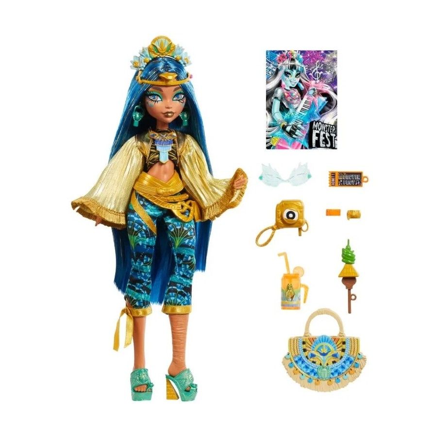 Monster High, Monster Fest, lalka Cleo de Nile z akcesoriami