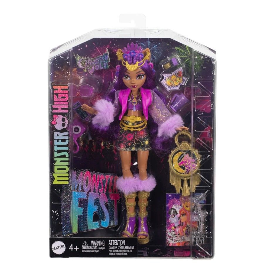 Monster High, Monster Fest, lalka Clawdeen Wolf z akcesoriami