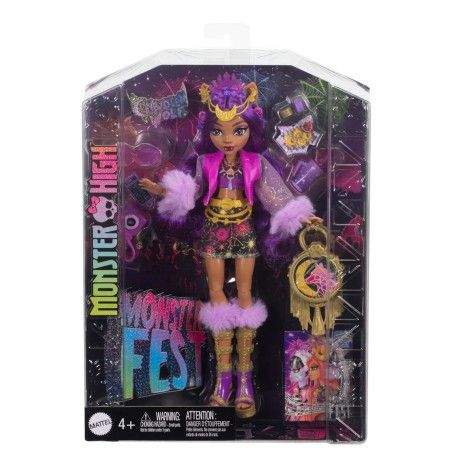 Monster High, Monster Fest, Clawdeen Poupée loup avec accessoires