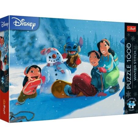 Trefl Puzzle Premium Plus Quality Lilo & STICCH1000 EL. Inverno stich