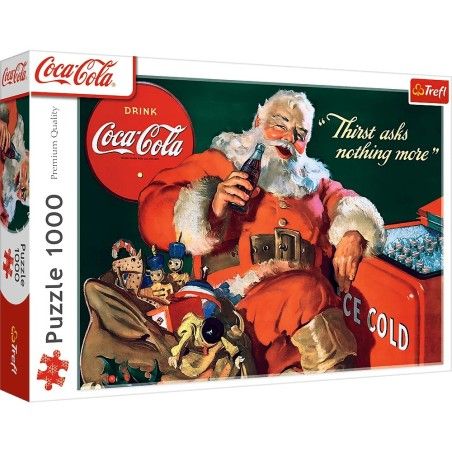 Trefl Coca-Cola 1000 El Puzzle. Cadeaux de Noël de Nicholas