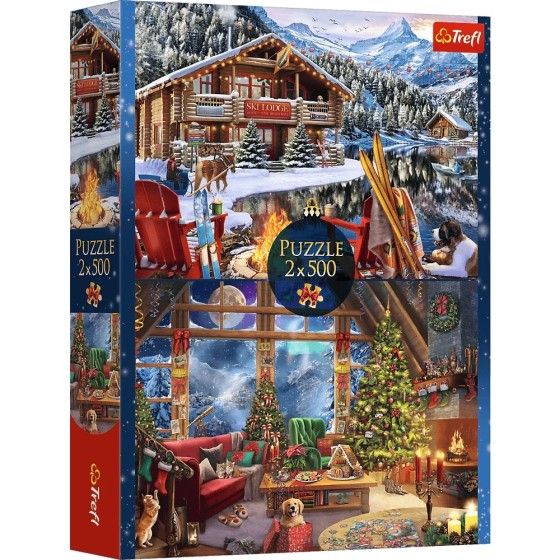 Trefl Puzzle 2 x 500 el. Saint dans les montagnes