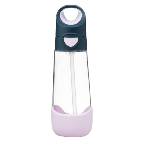 B.box Butelka na wodę tritanowa ze słomką 600ml Indigo Rose -