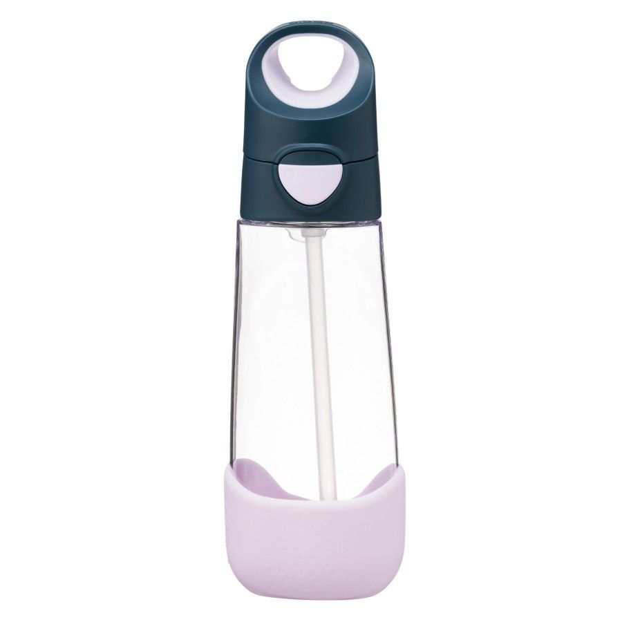 B.box Butelka na wodę tritanowa ze słomką 600ml Indigo Rose