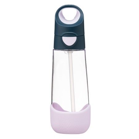 B.box Butelka na wodę tritanowa ze słomką 600ml Indigo Rose