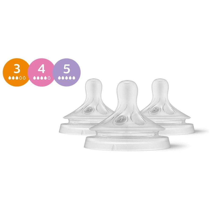 Philips Avent Responsywny Smoczek Natural ZESTAW 3szt