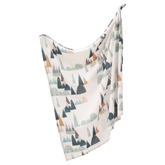 Samiboo - Bambus-Bambus-Berge mit Fransen 150x100 cm