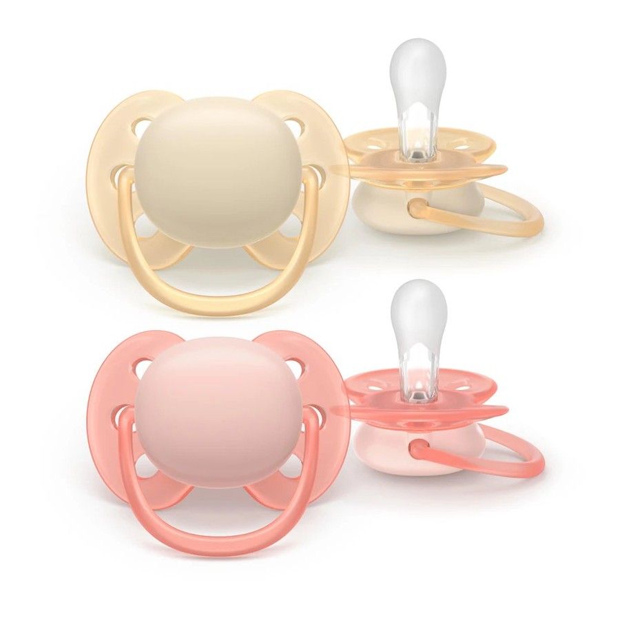 Philips Avent Smoczki Ultrasoft GIRL 0-6 m - 8720689041652