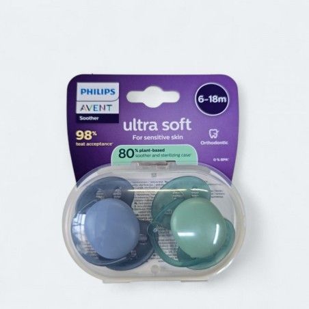 Philips Avent Sacrificando el chupete 6-18m ultra suave niño