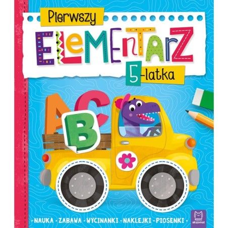 Axiom prvý elementárny 5-ročný. Veda, zábava, výrezy, samolepky, piesne