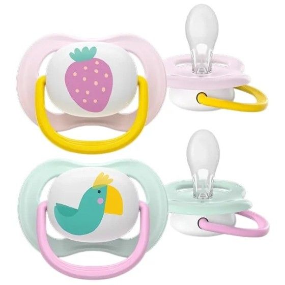 PHILIPS AVENT Ultra Air Happy - smoczek ortodontyczny 2 szt. 