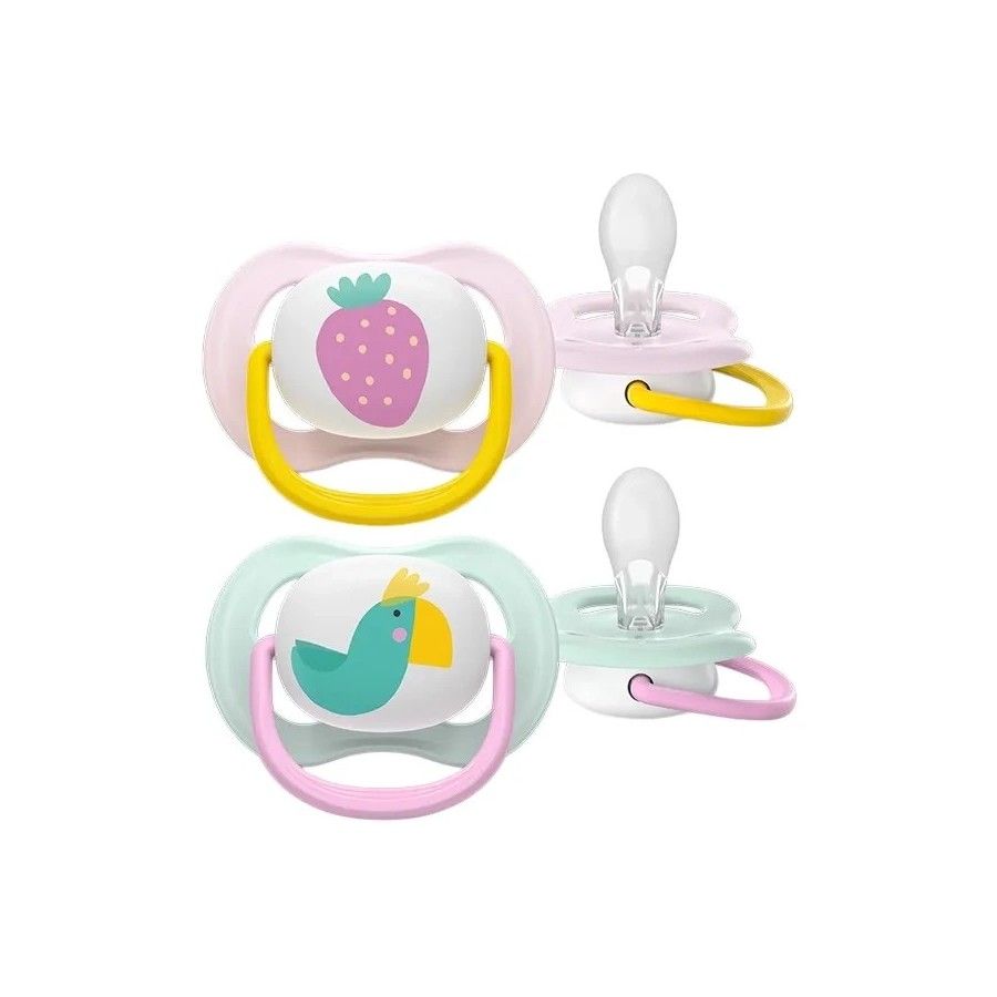 PHILIPS AVENT Ultra Air Happy - smoczek ortodontyczny 2 szt. 
