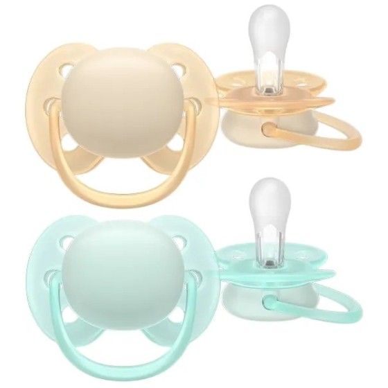 Philips Avent Ultra Soft Ultadouce - ortodontické stručné 2 ks. | 0-6 m