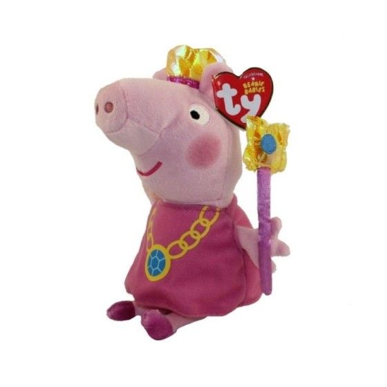 Ty Beanie Babies Lic PEPPA PIG, 15 cm - Princess - 0008421461295