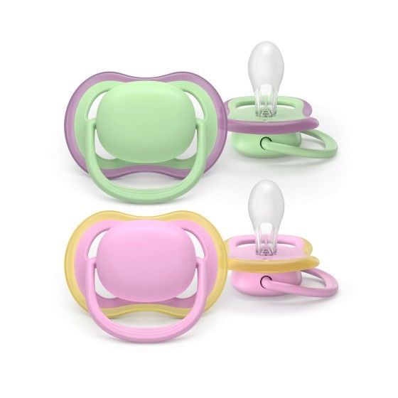 Philips AVENT-Schnuller Ultra Air 6-18m Mint / Rosa