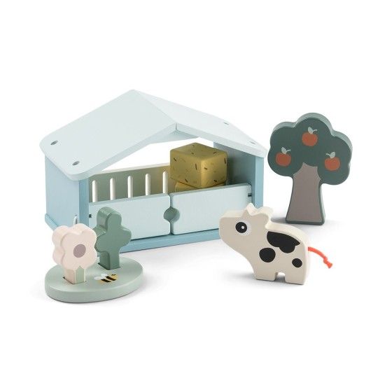 Done by Deer Zestaw do Zabawy w Farmę – Krówka Dotti Tiny Farm
