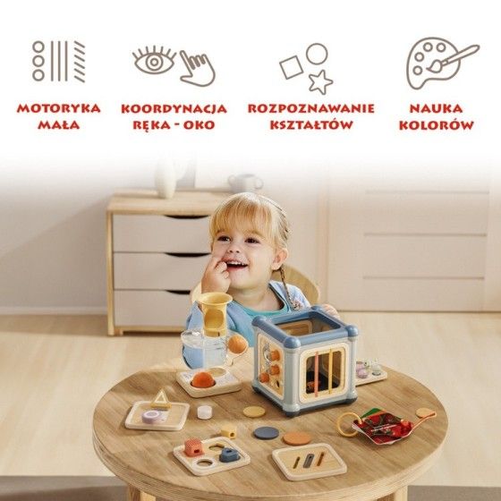 Topbright Kostka edukacyjna 10w1 Mistrz motoryki małej - 12