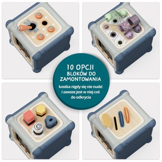 Topbright Kostka edukacyjna 10w1 Mistrz motoryki małej - 12