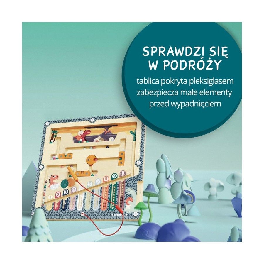 Topbright Labirynt magnetyczny Jaja dinozaura - 36 mies.+