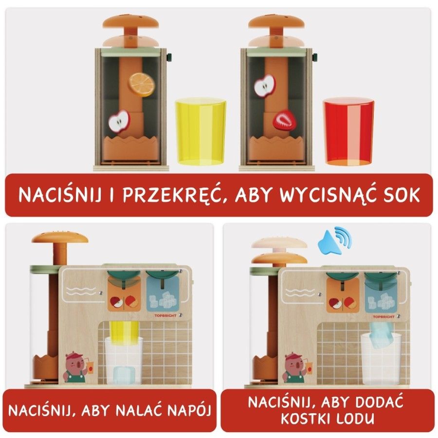 Topbright Zabawka edukacyjna Wyciskarka do soków 36m+