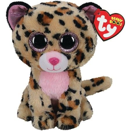 Ty Maskottchen Mütze Boos Leopard Livvie 24cm