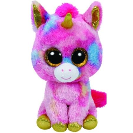 Ty 吉祥物豆豆嘘幻想unicorn 24cm