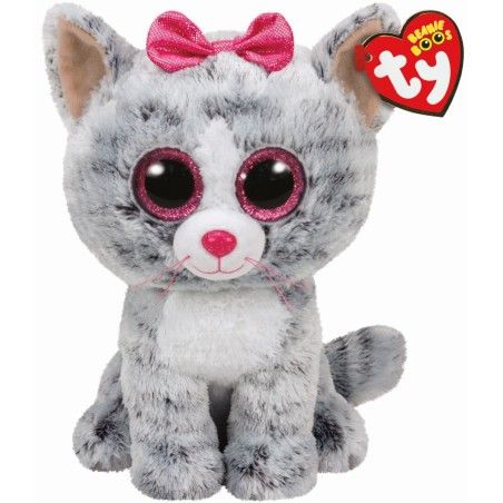 Ty Beanie Boos Kiki Szürke Cat 24cm