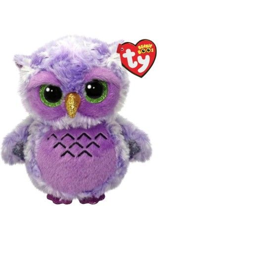 Ty Boos Owlivia Purple sowa 15cm