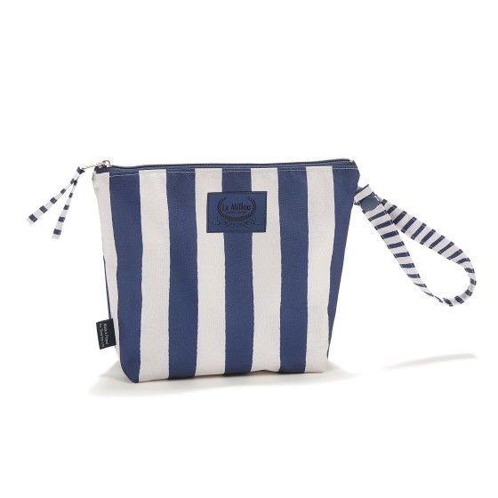 La Millou Kosmetyczka wodoodporna STRIPES NAVY S