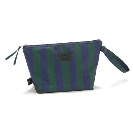 La Millou Kosmetyczka wodoodporna STRIPES GREEN M