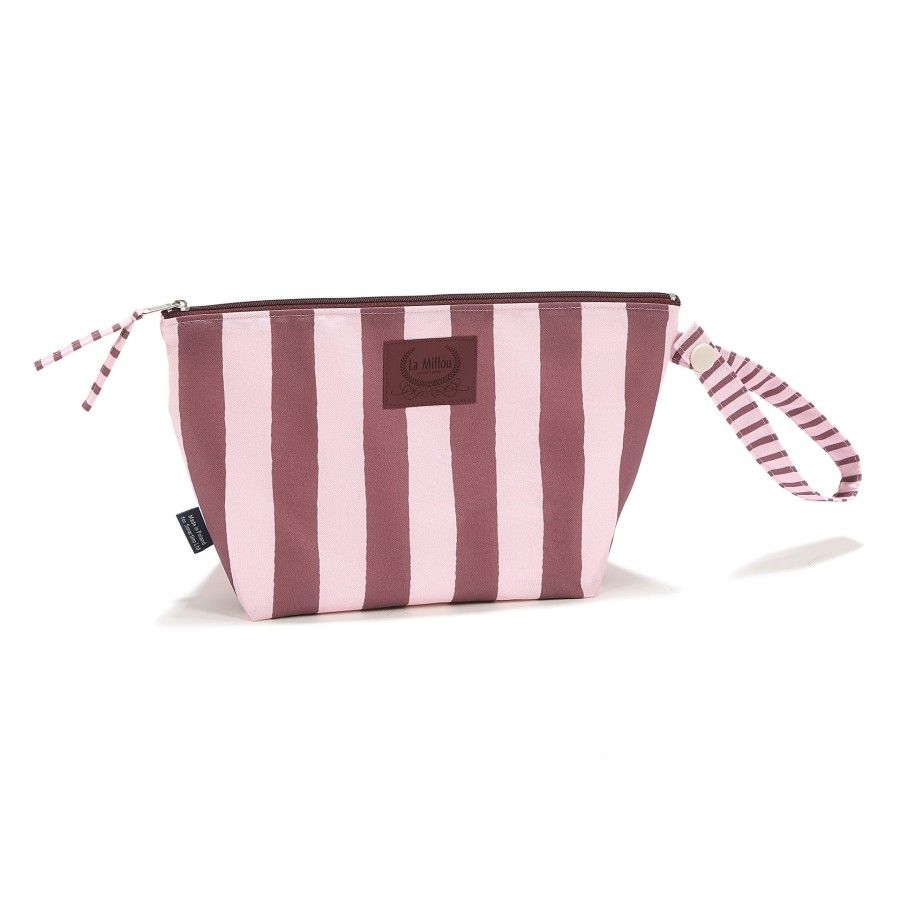 La Millou Kosmetyczka wodoodporna STRIPES PINK