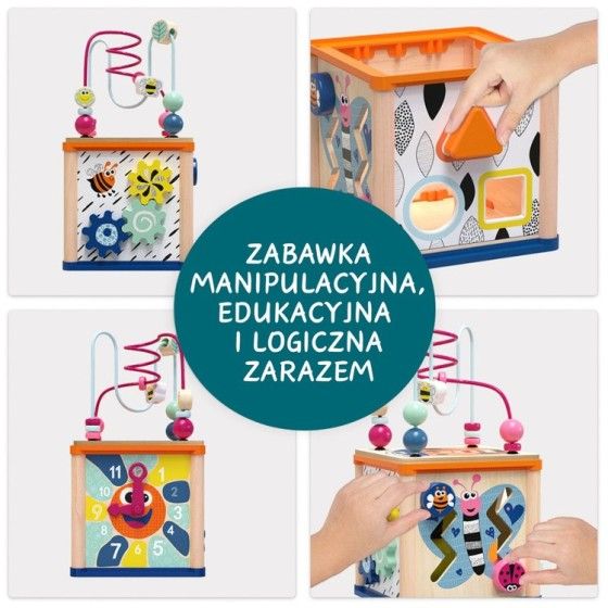 Topbright Kostka edukacyjna dla niemowląt 12 mies.+