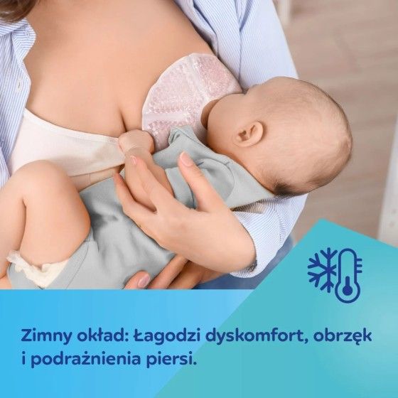 Canpol babies Kompresy żelowe na piersi do terapii ciepłem lub