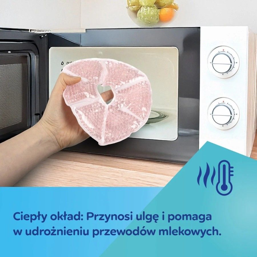 Canpol babies Kompresy żelowe na piersi do terapii ciepłem lub