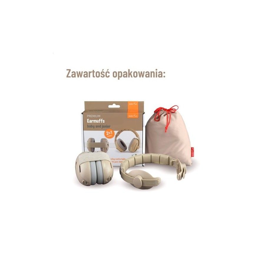 Zazu Fun Słuchawki Wygłuszające 2w1 dla Dzieci i Niemowląt