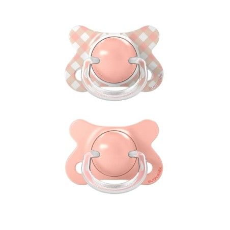 Suvinex Pacifier fisiológico SX Pro Mini 0-2 m 2pcs Pink Wild & Free