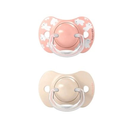 Suavinex Physiologischer Schnuller SX Pro 6-18m 2 stücke Rosa Wild & Gratis