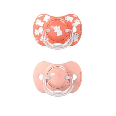 Suavinex фізіологічний Pacifier SX Pro + 18M 2шт рожевий дикий і безкоштовно