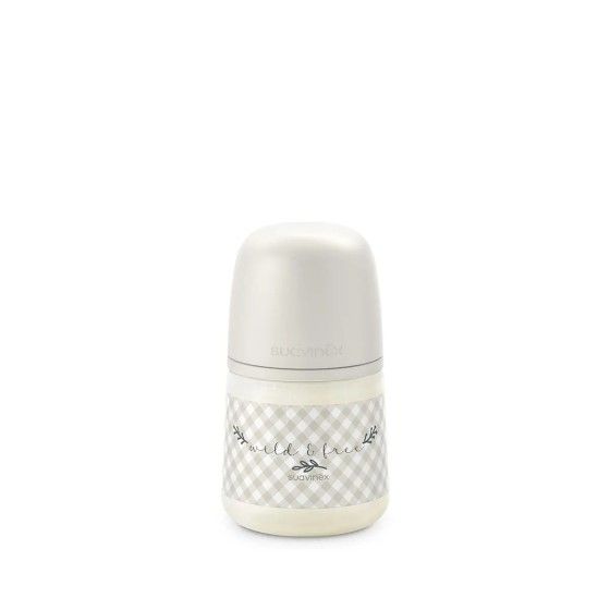 Suavinex Butelka SX Pro 150 ml, przepływ wolny S beżowa Wild &