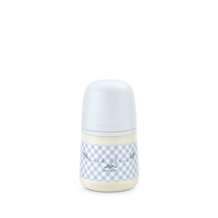 Suavinex Butelka SX Pro 150 ml, przepływ wolny S niebieska Wild