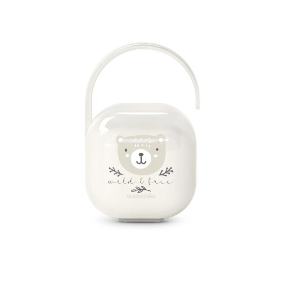Suavinex Etui na smoczek beżowe Wild & Free