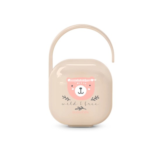 Suavinex Etui na smoczek różowe Wild & Free