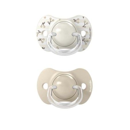 Suvinex Ciuccio fisiologico SX PRO 0-6 m 2 PC Birdie di vaniglia