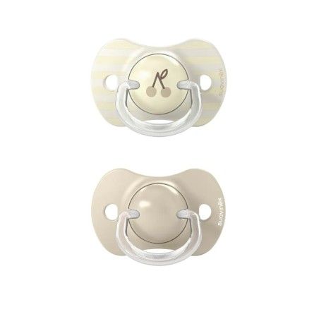Suvinex Physiological Fopspeen SX PRO + 18M 2 stks Vanilla Birdies