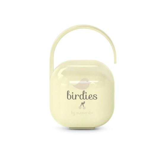 Suavinex Etui na smoczek waniliowe Birdies - 8426420905084